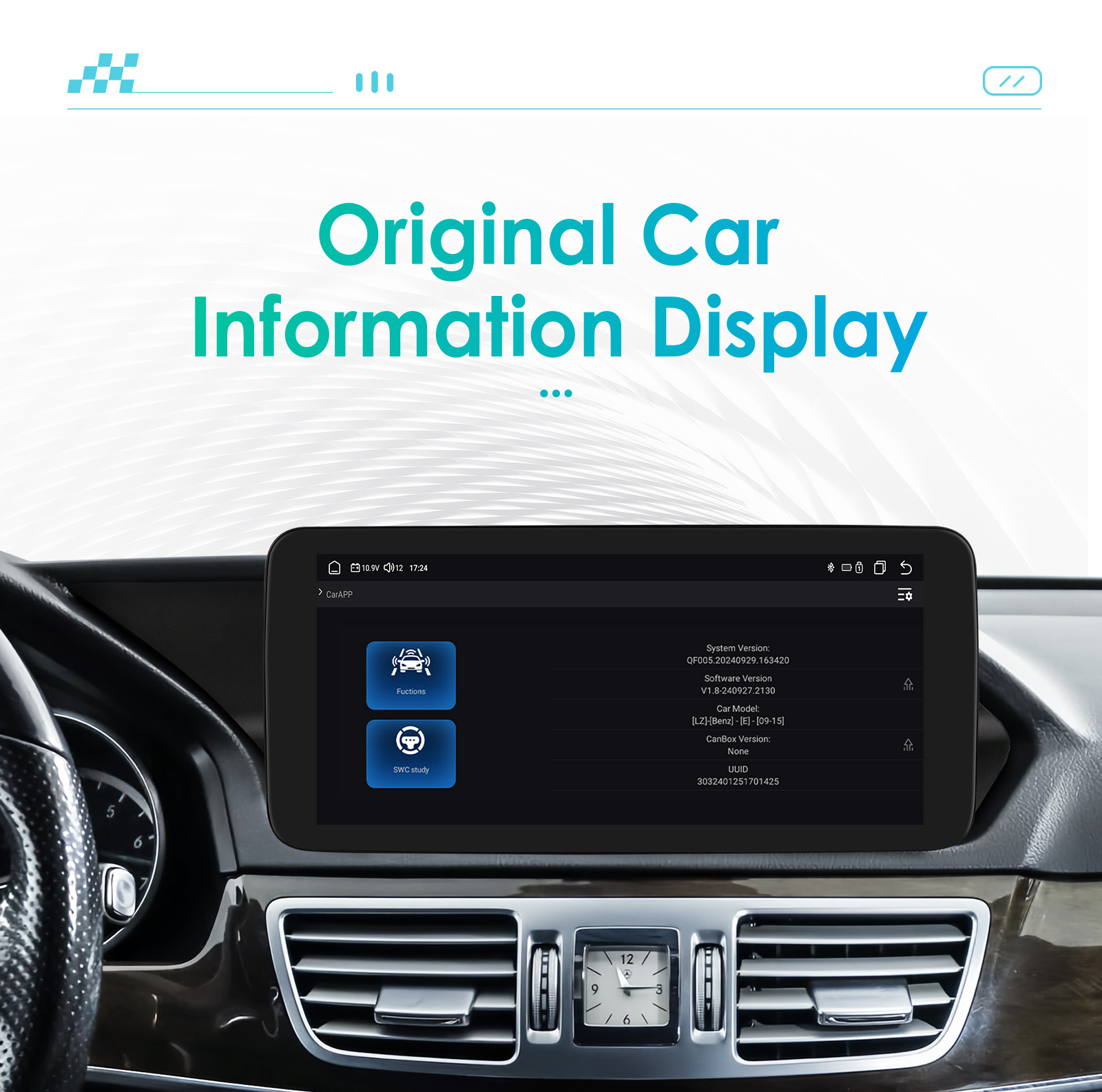Suitable for 13-14 Model Mercedes-Benz E-Class Central Control W212 E200 E230 E260 E300 Android Navigation System
