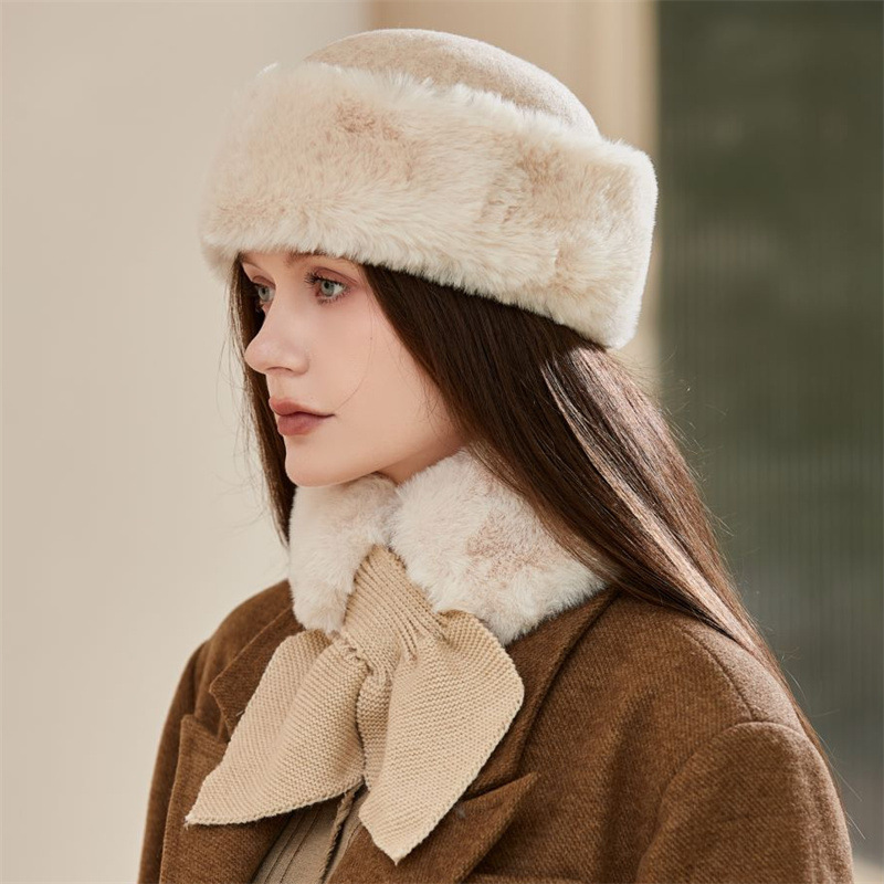 Gorro ushanka y cuello térmico para hombre peluche invierno_voghion.com