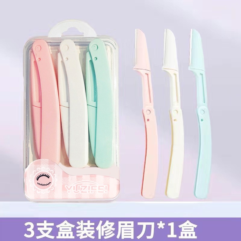Cuchillo de afeitar cejas, cuchillo de afeitar cejas plegables