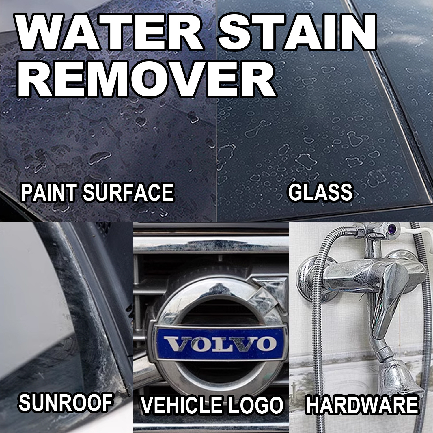 aire acondicionado de automóviles limpiador de marcas de agua para eliminar la escala de vidrio lacado limpiador de marcas de agua para eliminar fuertemente las marcas de agua del aire acondicionado image 4