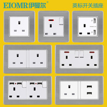 ���P䓰�ɫ13AӢ���_�P����USB+typeC�������۰�3��Ӣʽ�尵�b