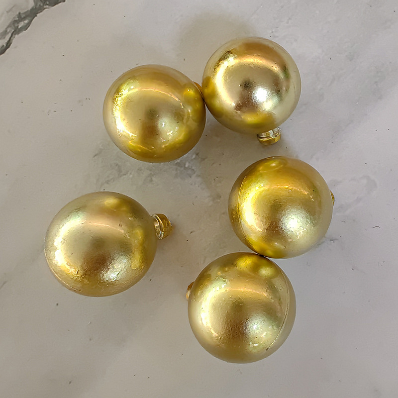 3CM 크리스마스 볼 - 황금빛 빛