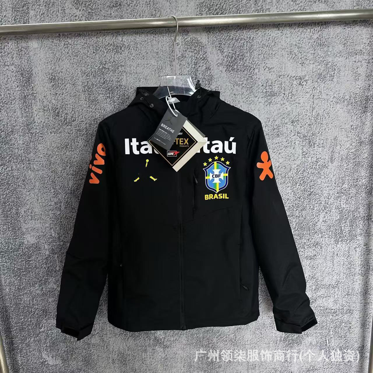 Nuevo fútbol de doble cara chaqueta de algodón Brasil París México Arsenal Alemania BairbaL impermeable