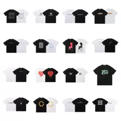 25Ssj Home Printed Logo Round Neck Loose Pure Cotton Short-Sleeved Casual Fashion T-Shirt for Men and Women with Trendyy Printing