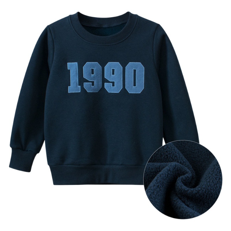 27 niños marca ropa para niños otoño e invierno nuevo 2024 sudadera para niños jersey de lana ropa de bebé dropshipping
