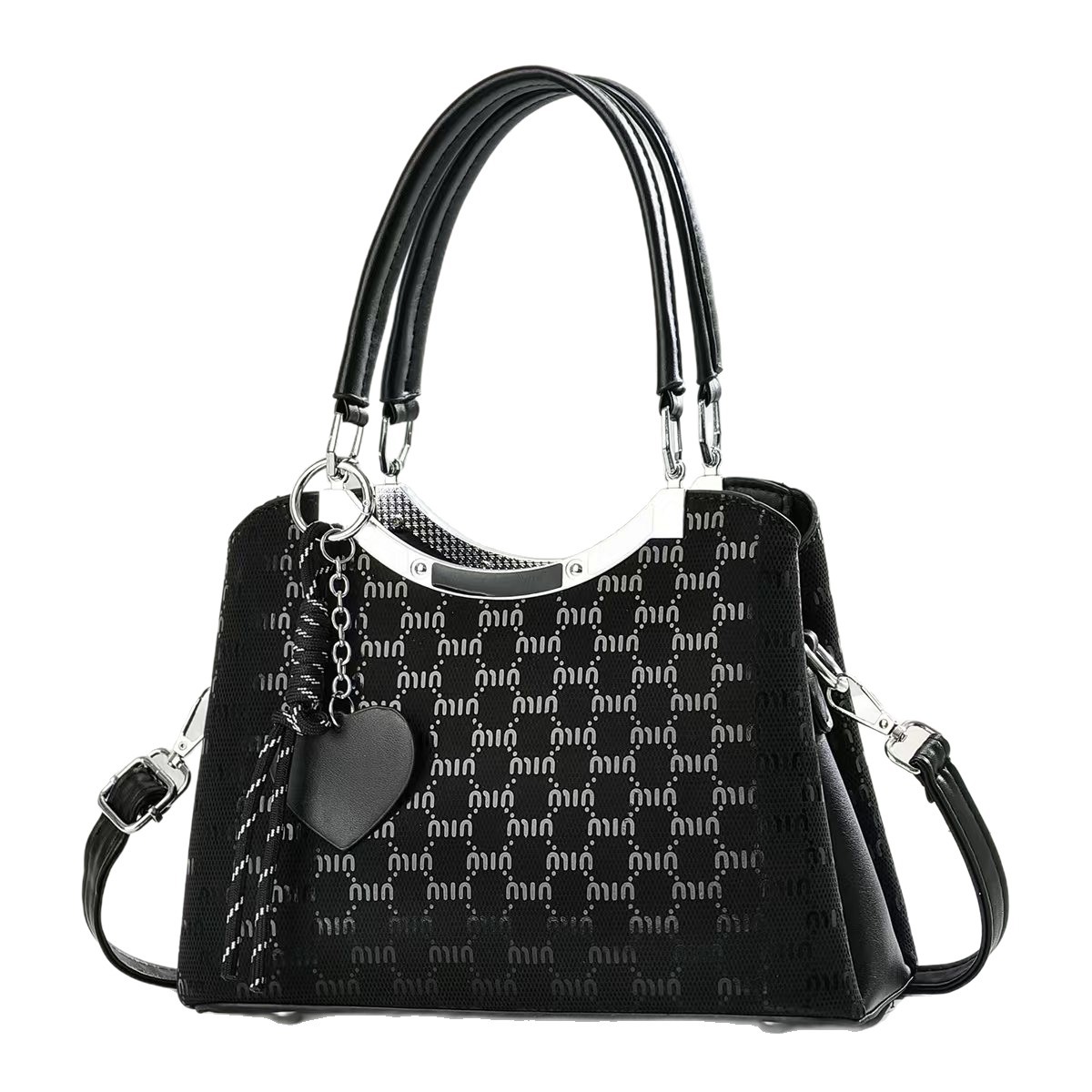 Marca de gran capacidad bolso tote francés nuevo temperamento femenino bolso femenino de moda europea y americana bolso de hombro de viaje de compras de ocio