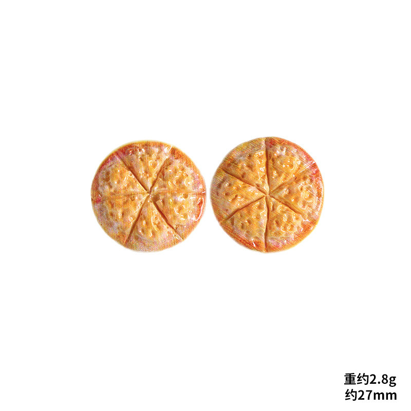 卡通食玩披萨树脂小配件diy奶油胶发饰发夹手机壳洞洞鞋饰品配件|undefined