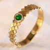 Four-leaf clover gemstone