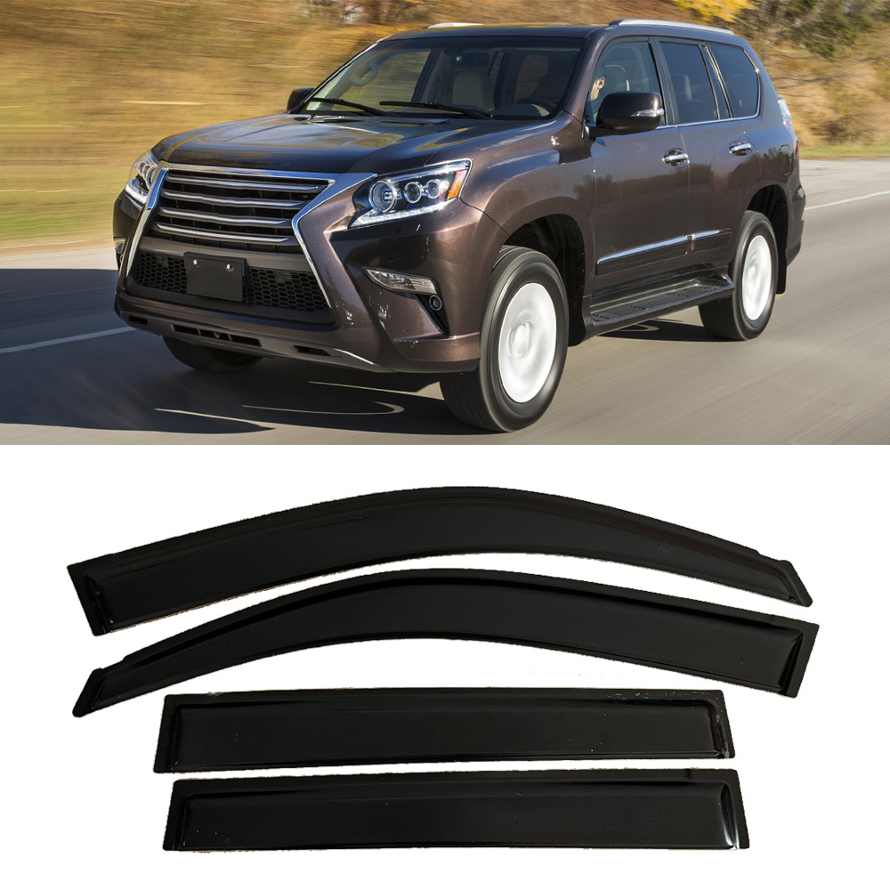 Lexus For Lexus GX460 J150 2010-2021 Window Visor Rain Guard (Rain shield) - for-lexus-gx460-j150-2010-20214pcs