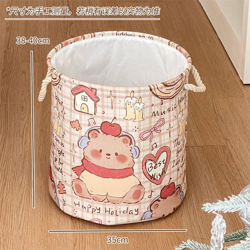 Cesta de ropa sucia, canasta de ropa sucia plegable para baño, dormitorio de estudiantes, canasta de almacenamiento de ropa sucia para uso doméstico, canasta de lavandería de alto valor