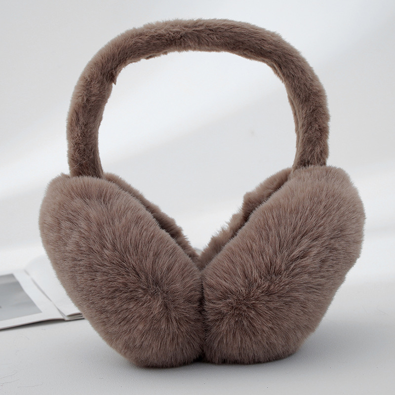 Cute plush folding warm earmuffs for girls and boys winter furry earmuffs cold-proof adjustable earmuffs earmuffs