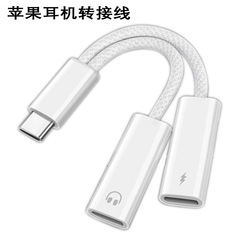 アップルのツーインワンtype cを適用して、lightningイヤホンを3.5mm変換します。