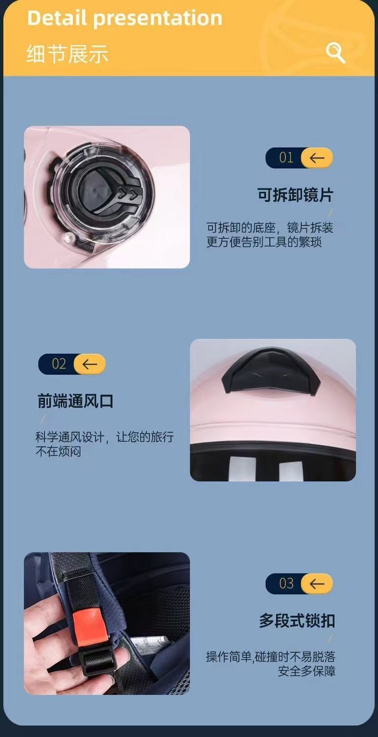 National Standard Certified Electric Vehicle Safety Helmet for Men and Women, Winter Cold-Proof and Warm, Detachable Neck Warmer, Electric Motorcycle Safety Helmet