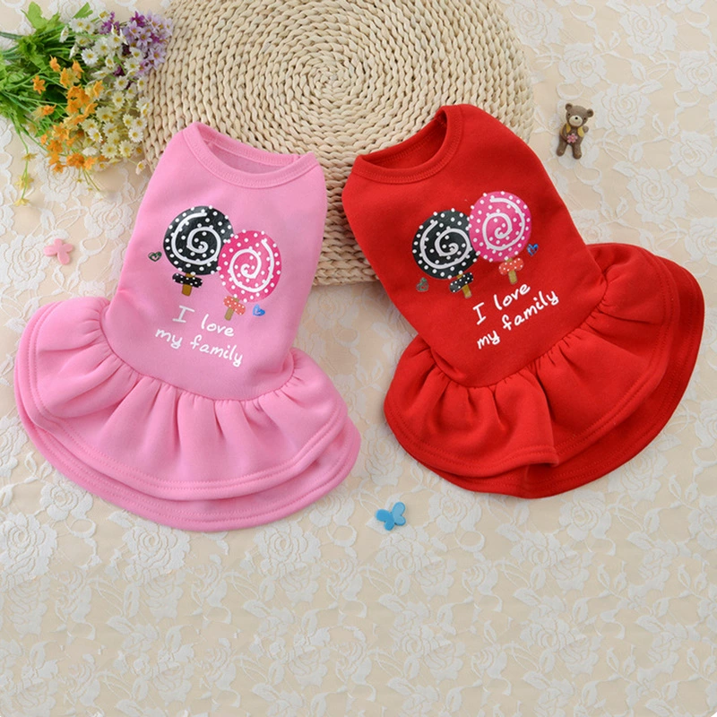 Флисовая одежда для собак, юбка принцессы, юбка Тедди, осенне-зимняя одежда, одежда для маленьких собак, кошек, домашних животных, померанский шпиц, оптовая продажа