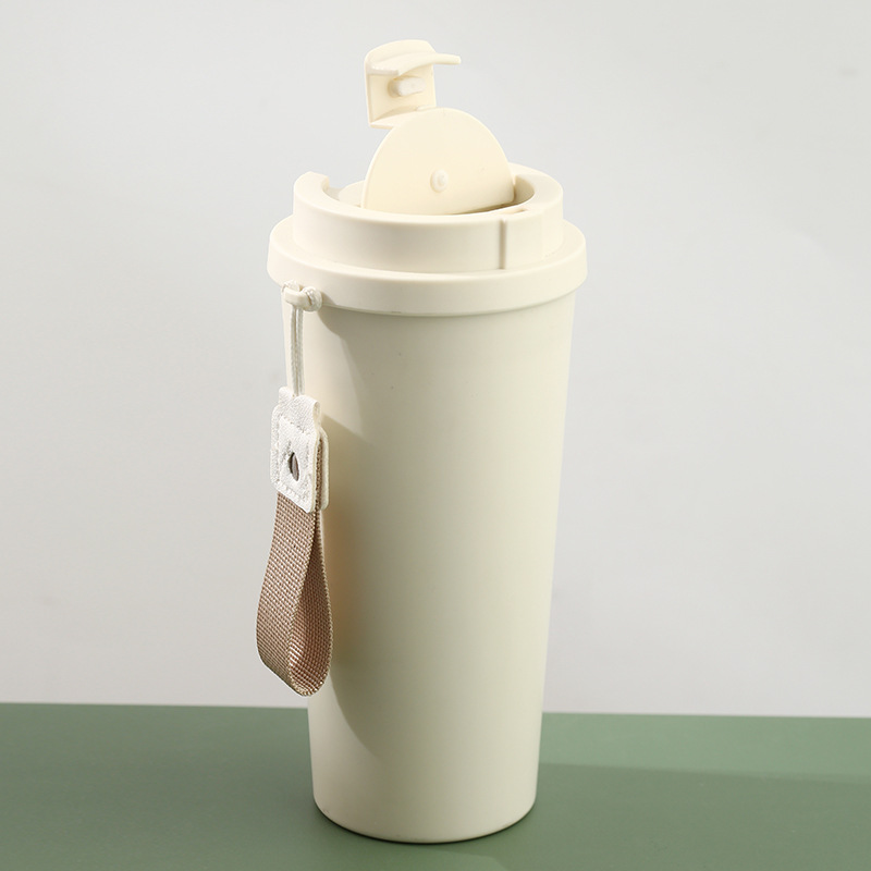 316 taza de acero inoxidable portable taza de café de cerámica para bebidas dobles para niñas en el automóvil