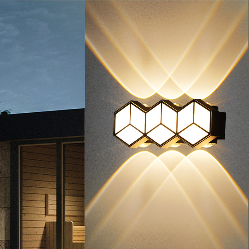 Travel creative wall LED sconce for country house for gazebo