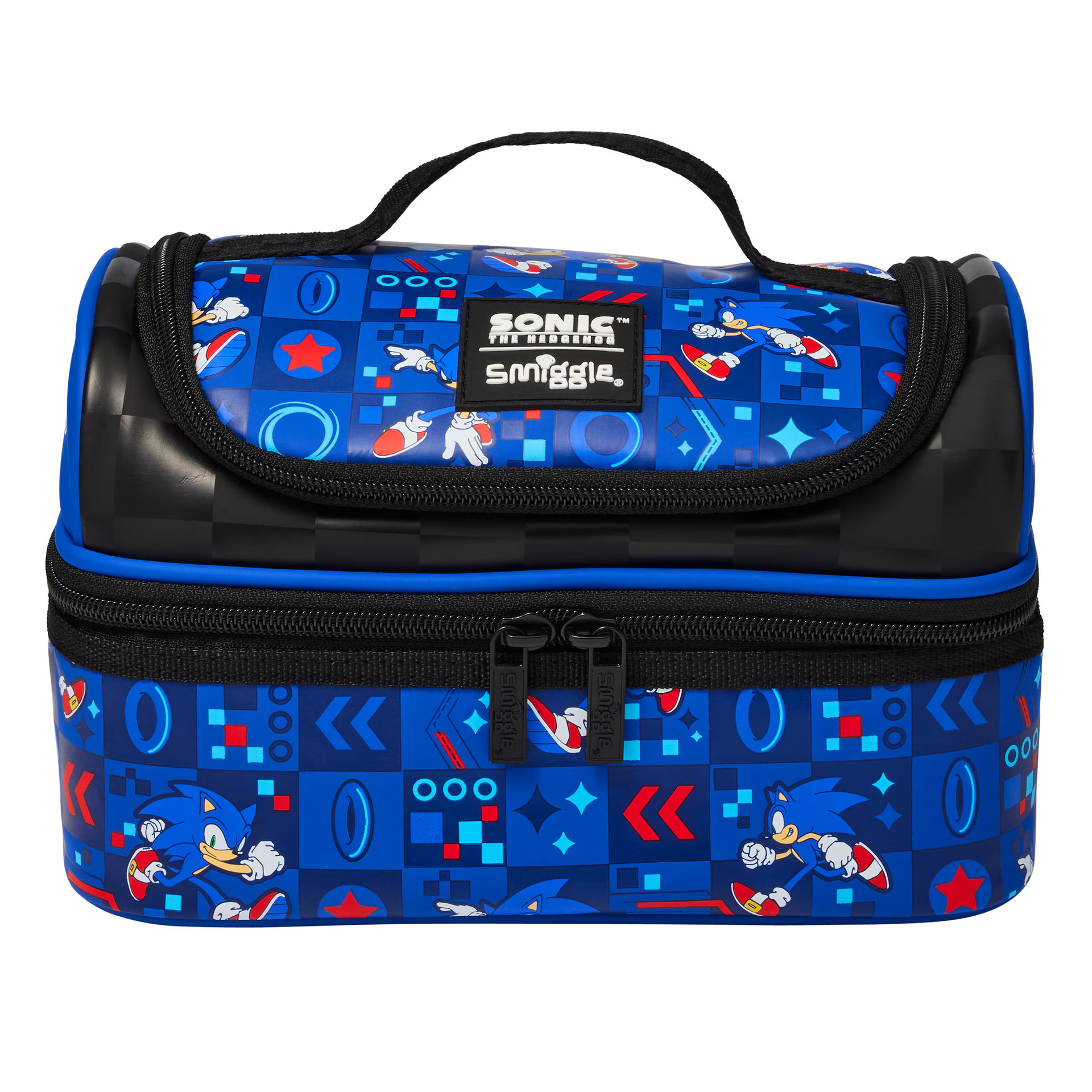 Australia smiggle doble capa Bento bolso caja de almuerzo niños de la escuela primaria BOLSA DE AISLAMIENTO impermeable bolsa de almuerzo grande