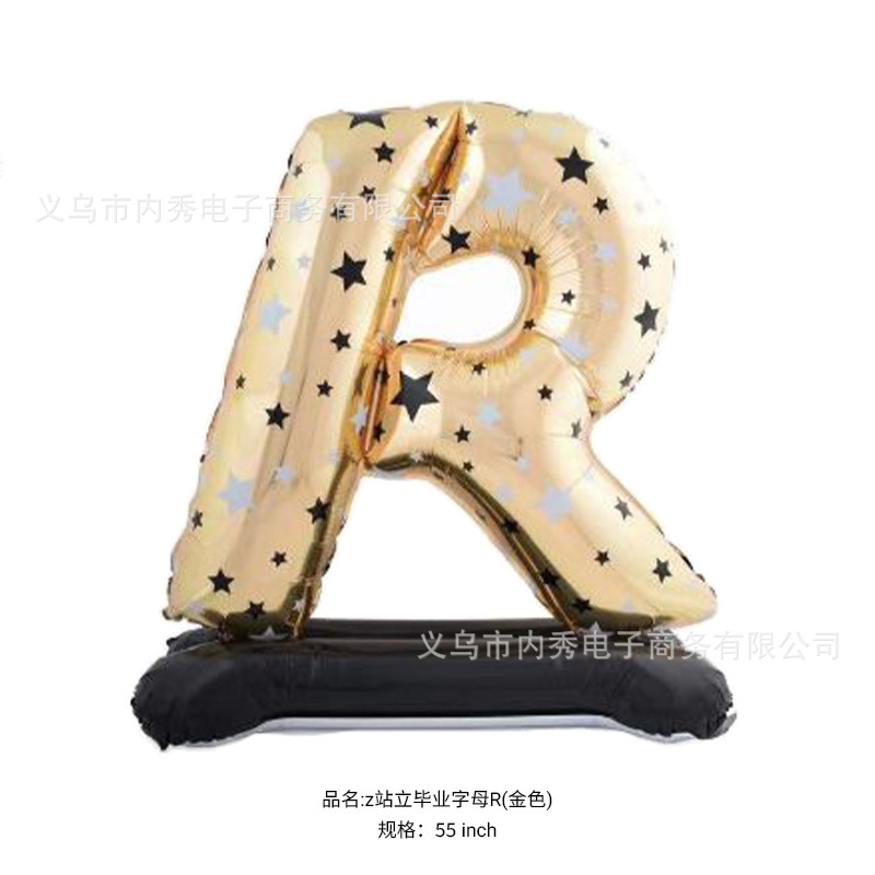 fiesta de graduación de la escuela para tomar fotos de fondo gran sombrero de graduación 4D estereoscópico de pie GRAD oso doctor base globo