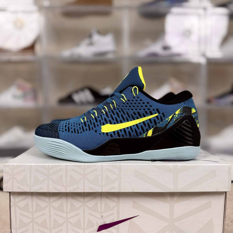 Authentic Kobe 9 signature basketball shoes, featuring a torsion-resistant and breathable design, suitable for men, with anti-slip and wear-resistant properties for sports activities Authentic Kobe 9 signature basketball shoes, featuring a torsion-resistant and breathable design, suitable for men, with anti-slip and wear-resistant properties for sports activities