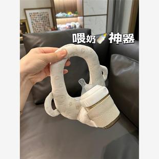 Breastfeeding Artifact Solves Hands, Multifunctional Breastfeeding Artifact, Anti-Eccentric Headrest, Milk Pad, Baby Bottle Fixing Bracket