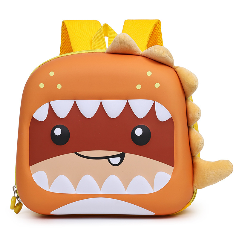 Bolsa infantil transfronteriza dinosaurios de dibujos animados bolsas escolares para niños en jardín de infantes nuevas mochilas preescolares respirables lindas
