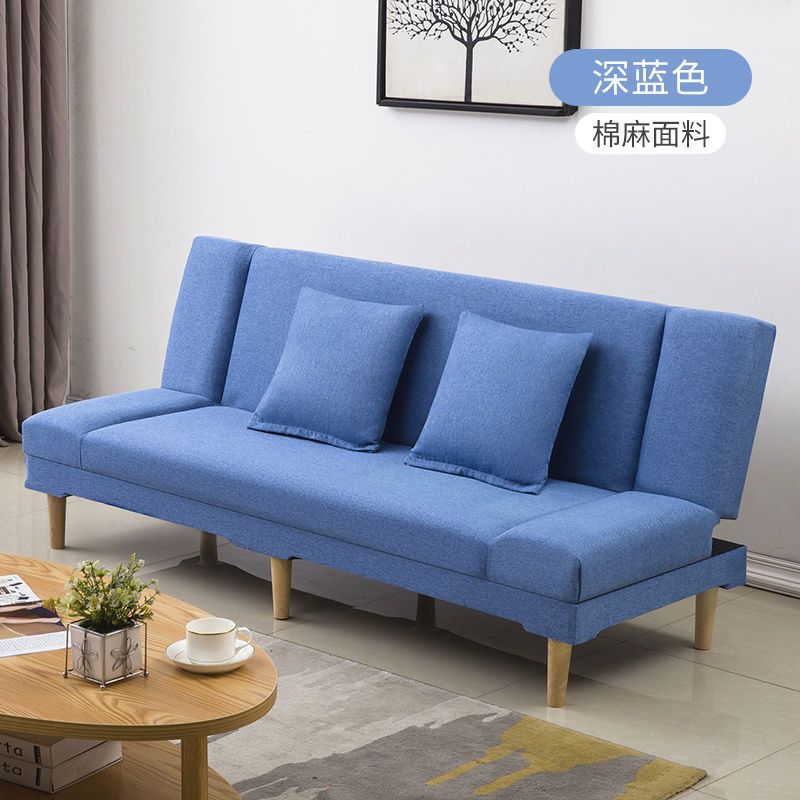 Fábrica directa de alquiler asequible bajo sofá pequeño tipo de casa plegable simple sobre sofá cama de doble uso económico