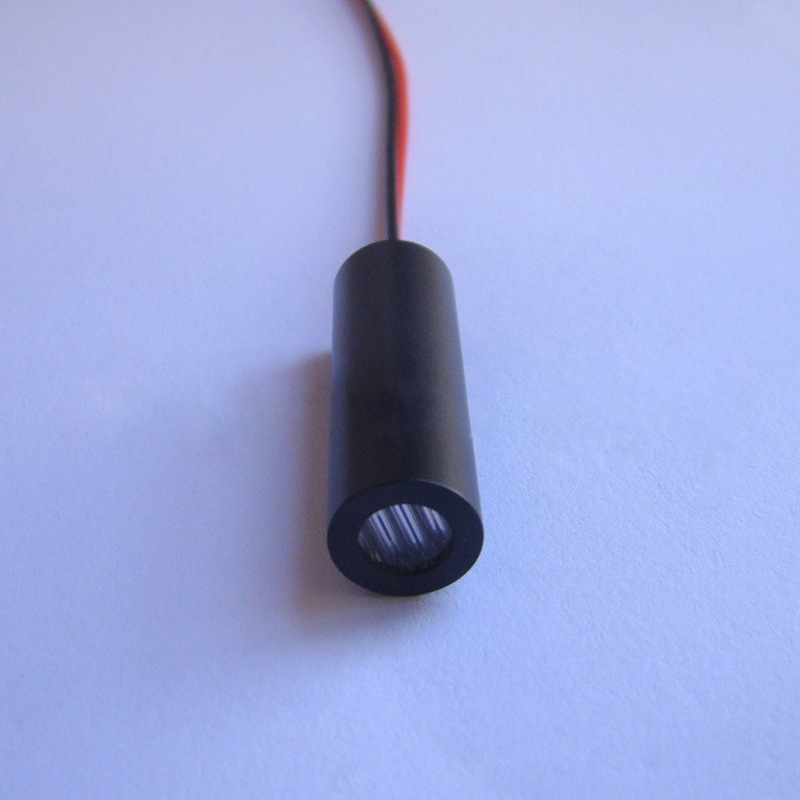 520nm5mw玻璃一字线激光模组 绿光激光头 绿色打线仪激光管定位灯
