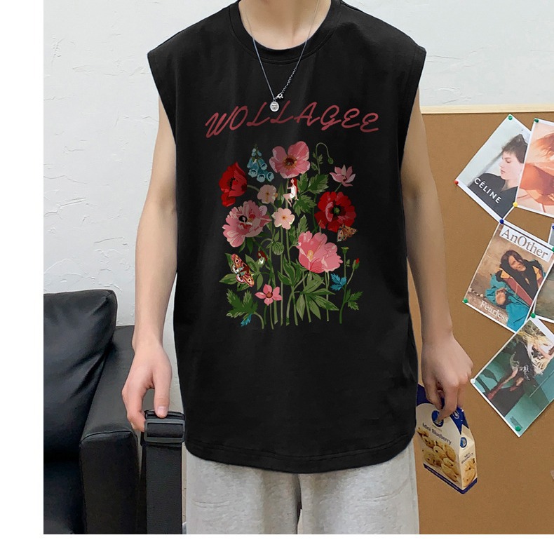 Retro cotton vest