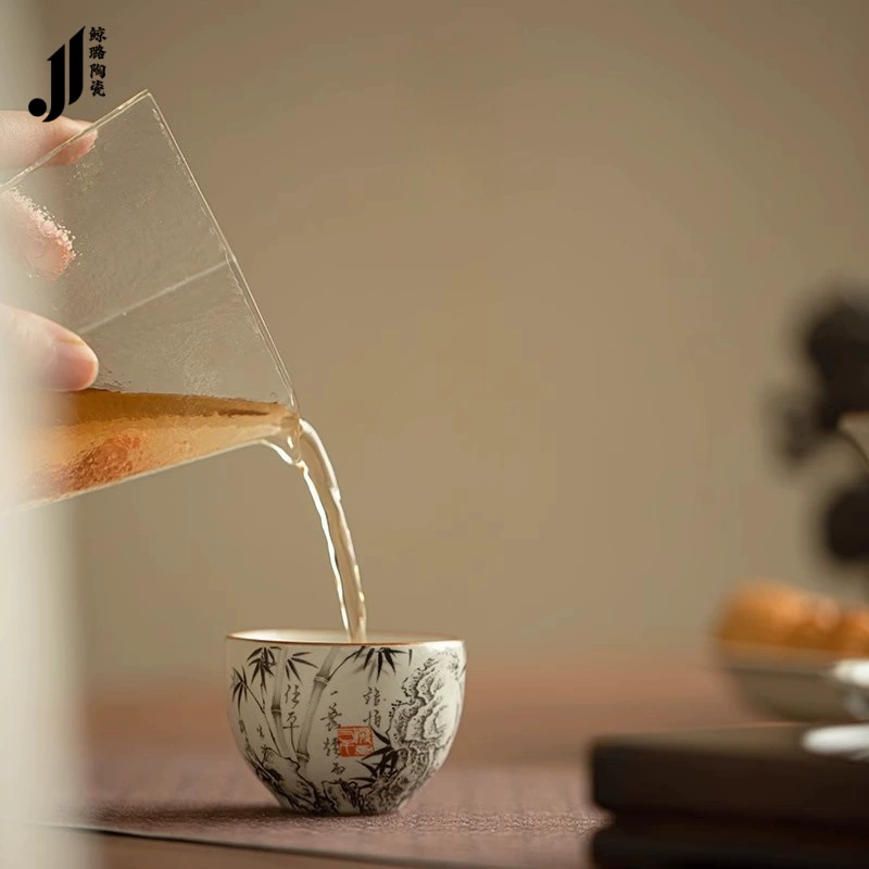 Retro home tea cup, tea set, DIY, simple and elegant design