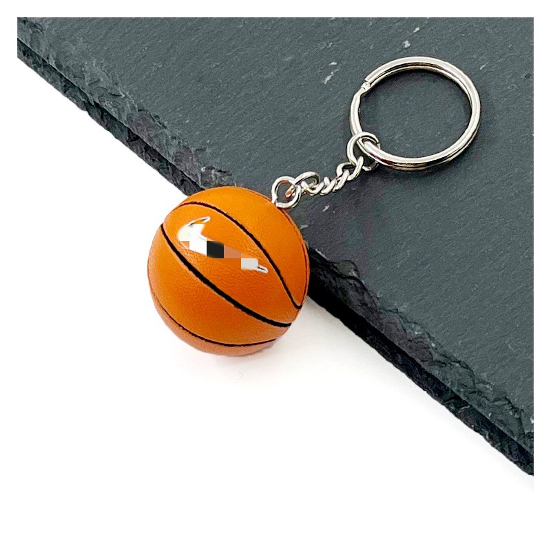 Баскетбольная брелочная подвеска в виде мини-шара NBA, 7,75 × 6,23 × 5,85 см, смешанные цвета команд