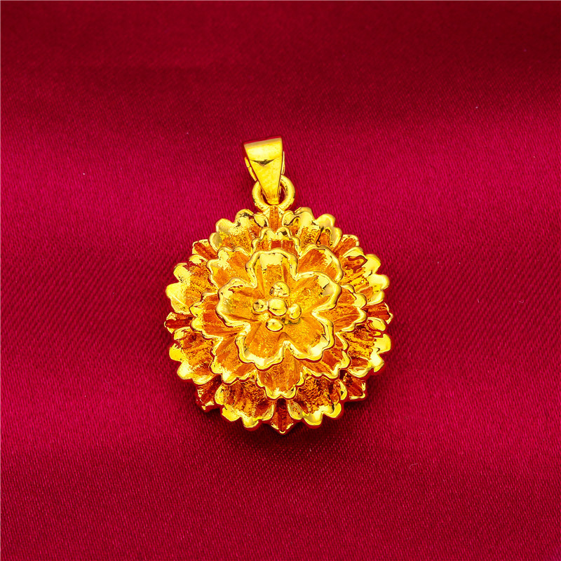 Pendant, 8 size, flowered