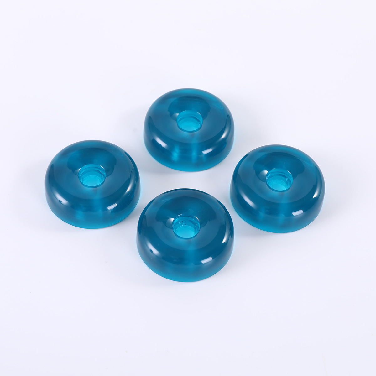 Four-Wheel Skateboard Rubber Wheels, Pu Soft Wheels, Double-Row Roller Skates, Four-Wheel Skateboard Wheels, High-Elasticity Wear-Resistant Wheels, Universal