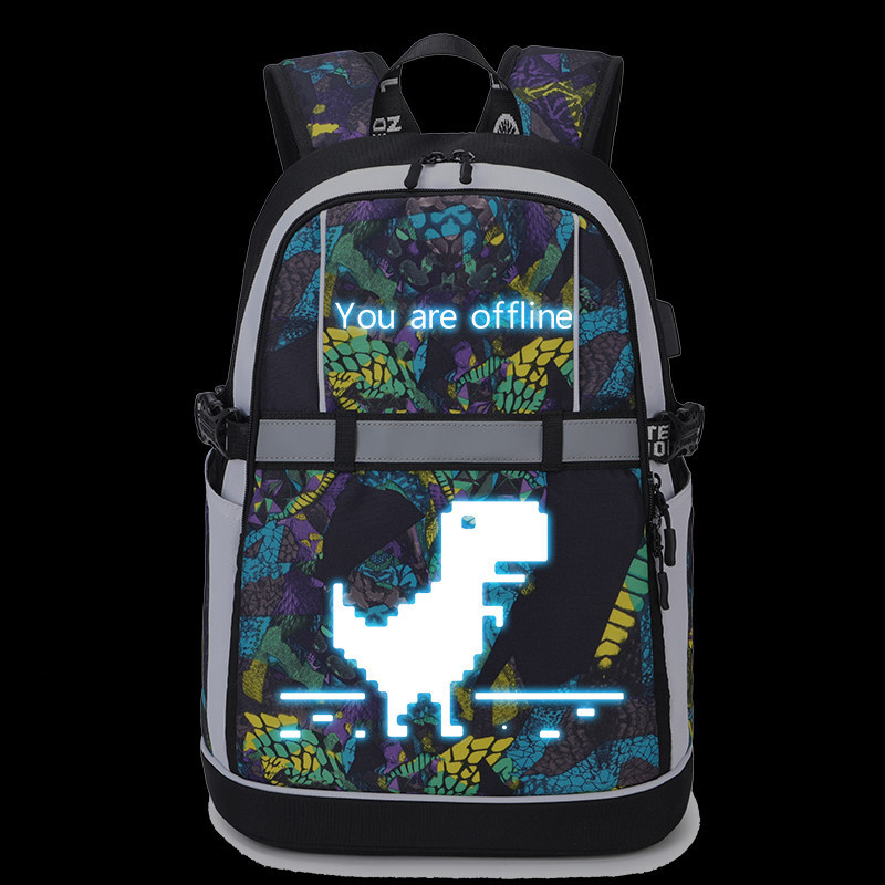 빛나는 A30-Large 노란색-구글 공룡