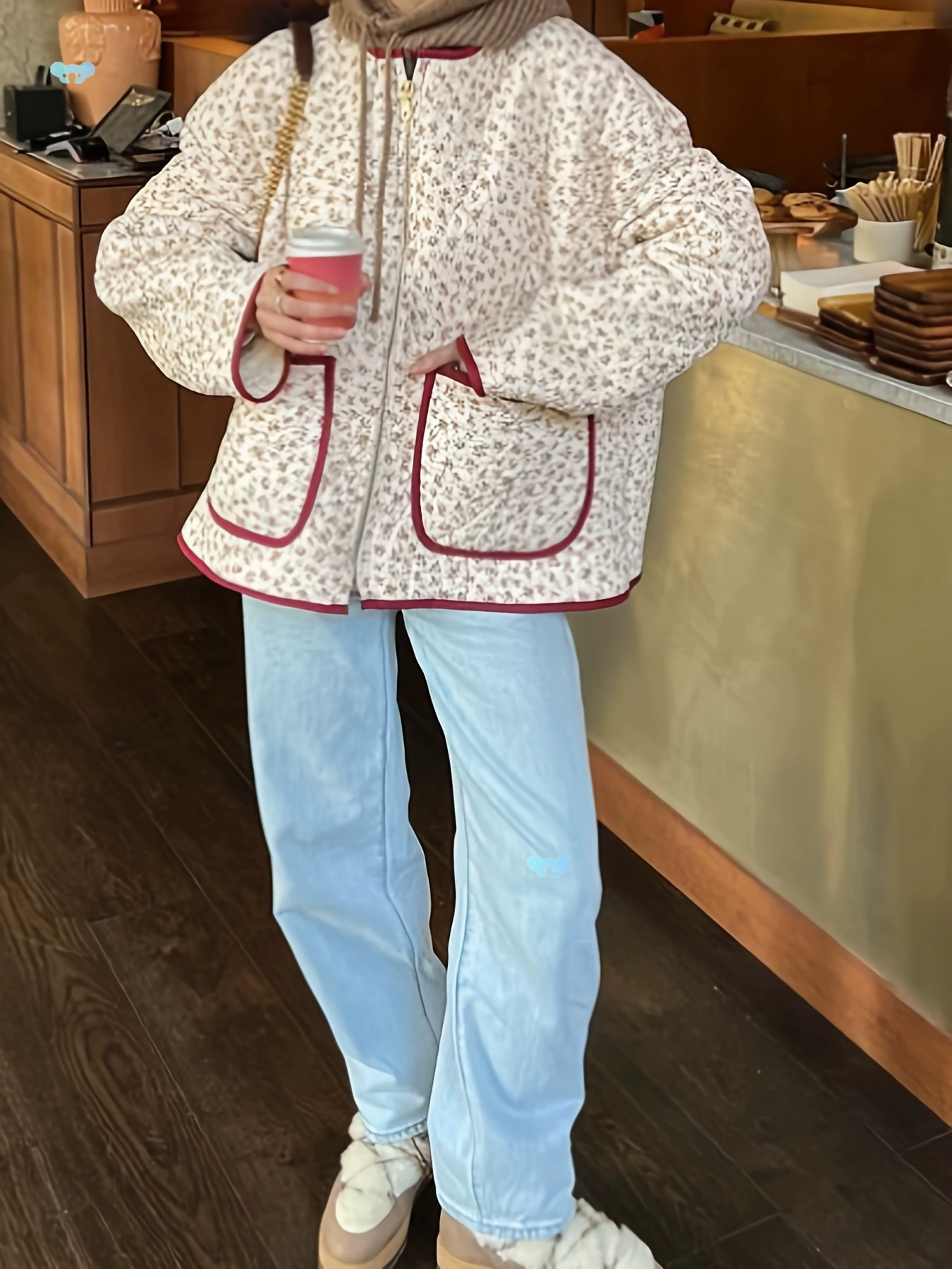 Женская классическая свободная куртка на молнии на осень-зиму, трансграничная