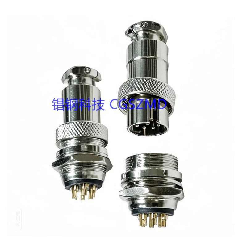 GX12-6 M16F-6��װ���ղ�ͷ������ ��ͷ����Waterproof connector