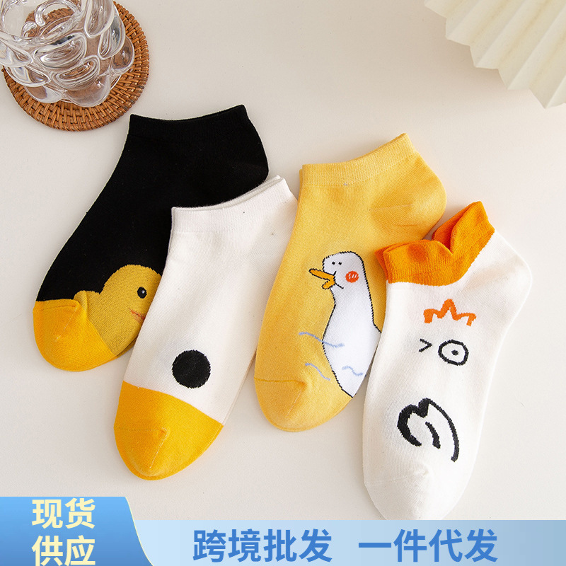 Cartoon cotton breathable socks