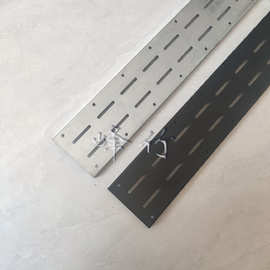 机柜理线架侧立柱固线器铝合金固线器机柜布线轨道网线固定板