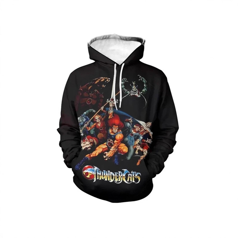 2025 Anime Thundercats 3D Printed Hoodies Male Fashion Sport Hoodies Tracksuit Men Clothing
