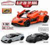Warrior, small realistic alloy car with light music, car model, minifigure, toy, suitable for import, scale 1:32