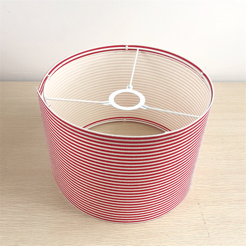 Transfronterizo de ahorro de volumen KD desmontable recta Lámpara de Mesa Lámpara de Pie pantalla de tela restaurante del hotel de tela casera de BRICOLAJE