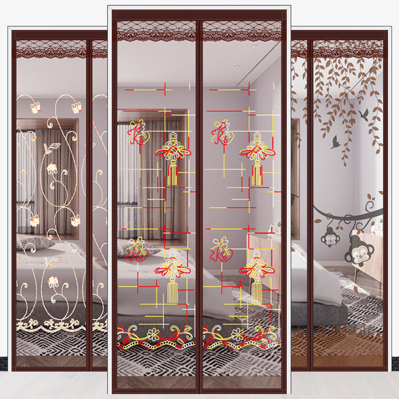 Anti-mosquito Curtain Beaded Curtain Beaded Curtain Partition Curtain New Style Gauze Curtain Sand Window Screen Gauze Door Fly and Insect Prevention Bedroom Summer