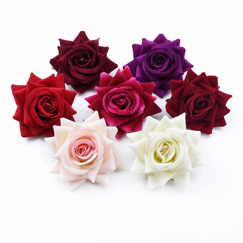 Реалистичный аксессуар-брошь в виде цветка, ручная работа, розы, цветочный декор