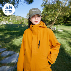 新款冲锋衣三合一防风防水户外进藏徒步情侣登山服可拆卸外套定制