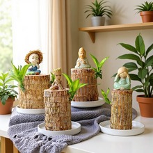 巴西木盆栽水培植物幸运木批树桩创意桌面绿植格鲁特四季易活发芽