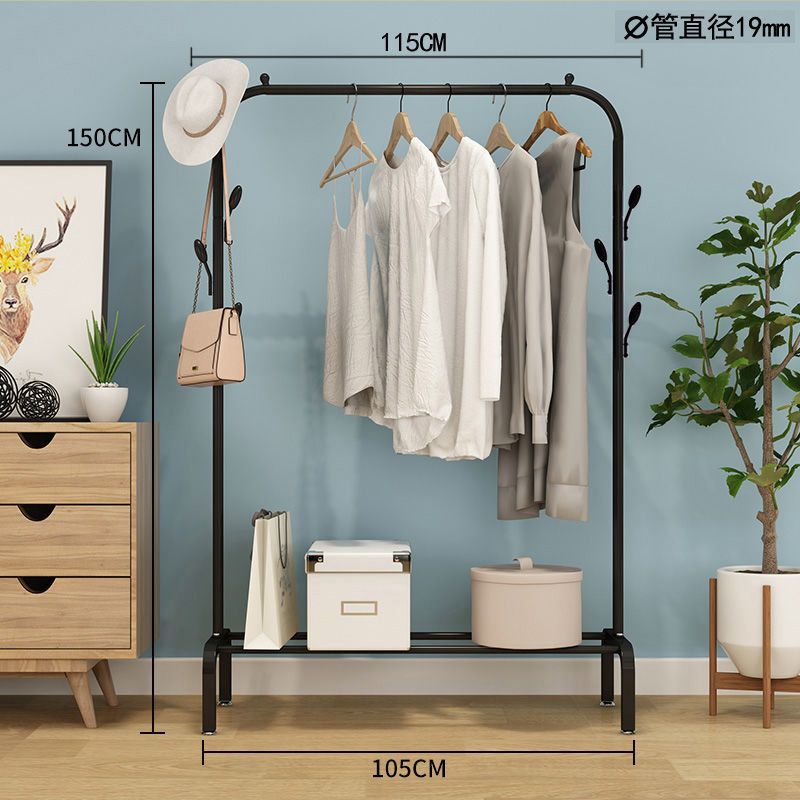 럭셔리 115cm-블랙 더블 후크