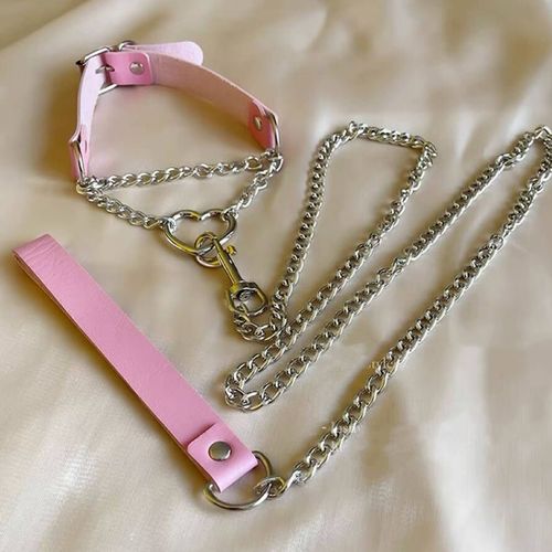 Imprison your heart, love jewelry, neck strap, sexy necklace, dark choker lock, women's necklace + traction rope fun