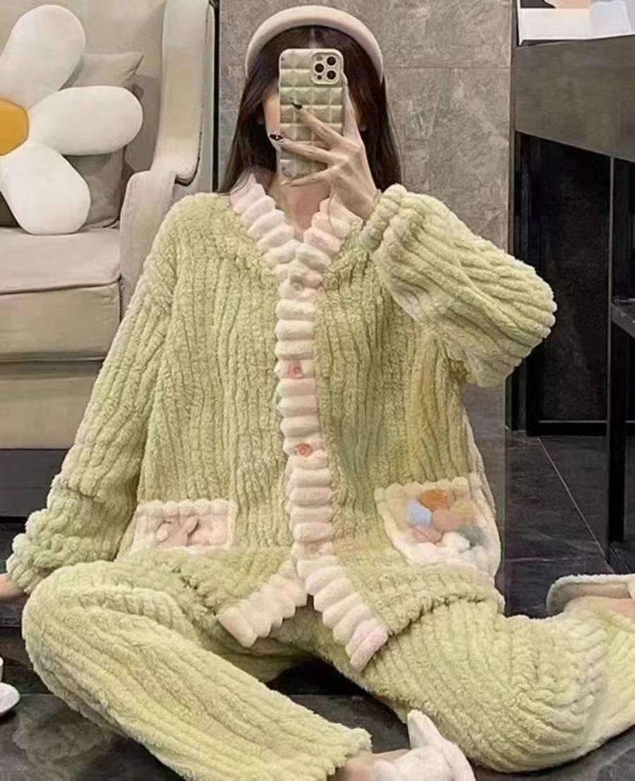 무지개 정장 녹색