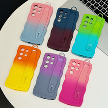 渐变指环腕带三星S25ultra手机壳适用s24s23液态A26A16跨境a32a06