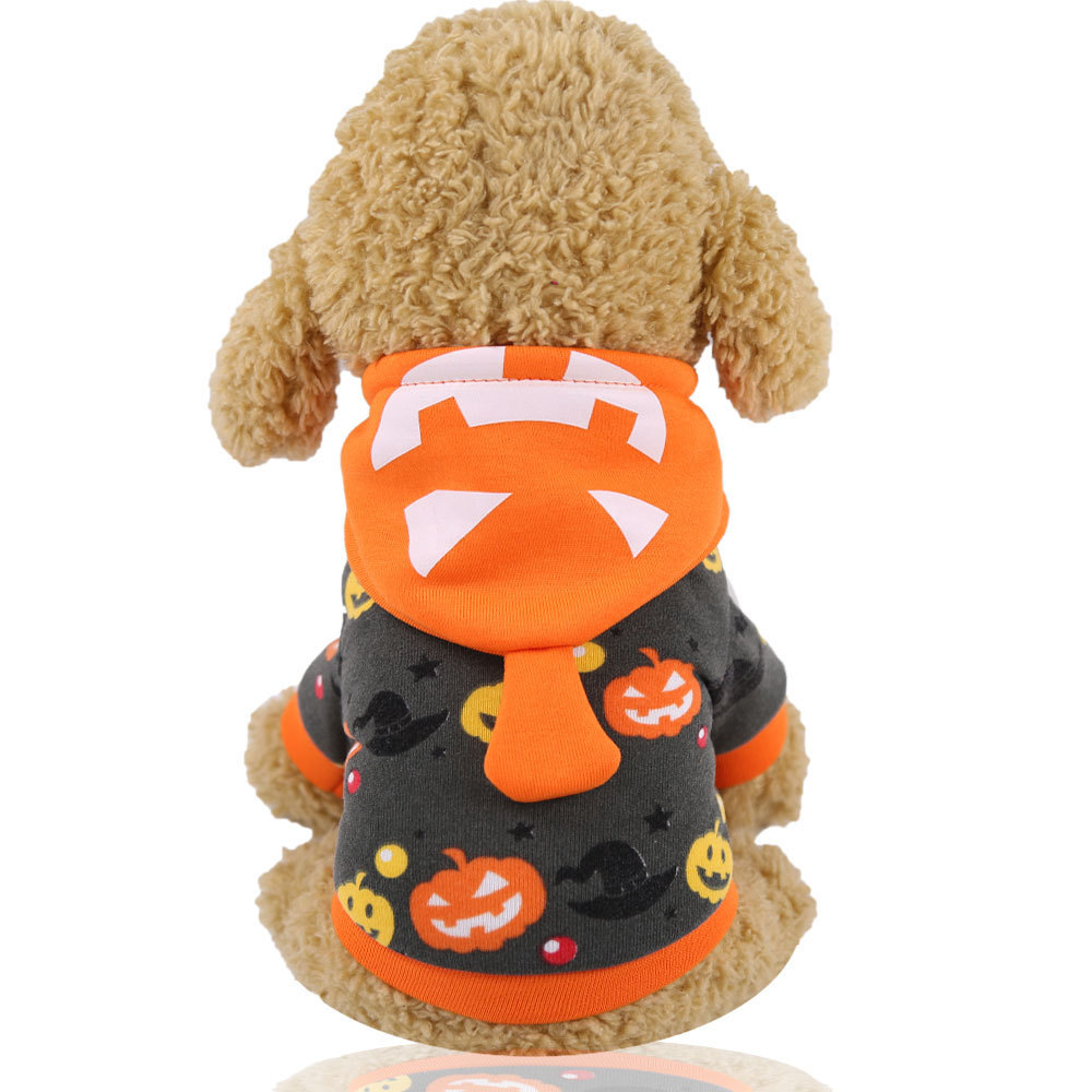 Calabaza linterna traje divertido Halloween Navidad perro ropa gato mascotas suministros otoño y el invierno nuevo