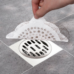 Hair filter sticker for bathroom sink drain filter mat wholesale disposable non-woven floor drain sticker